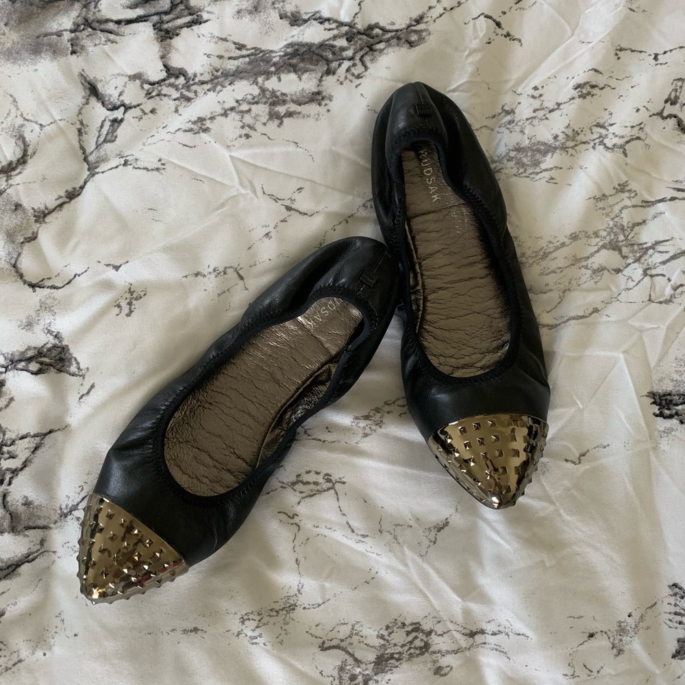 Rudsak Pointed Leather Ballerina Flat